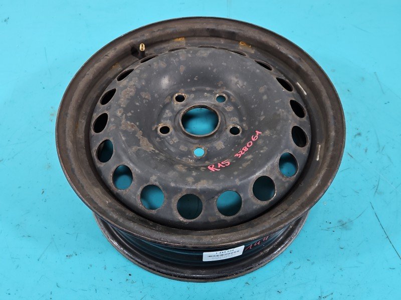 Felga stalowa 15" Skoda Octavia II Szerokość felgi: 6.0", Rozstaw śrub: 5x112, Odsadzenie (ET): 47, R15 5X112 ET47 6J,... Felga stalowa 15" Skoda Octavia II Szerokość felgi: 6.0", Rozstaw śrub: 5x112, Odsadzenie (ET): 47, R15 5X112 ET47 6J,...