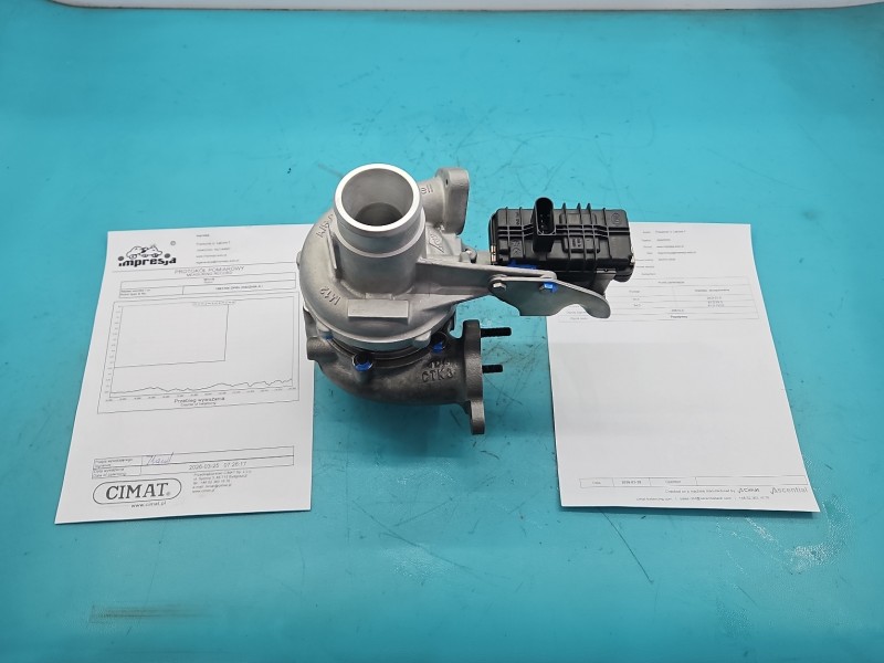 Turbosprężarka Regenerowana Opel Insignia A 822072-4, GM55487664, SGU00432R 2.0 cdti (B20DTH) 170KM