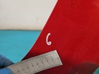 Błotnik przód prawy Toyota Corolla E11 czerwony 3E5