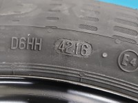 Koło zapasowe 16" dojazdowe dojazdówka Skoda Octavia III Rozstaw śrub: 5x112, Continental, 205 mm, Profil opony: 55, Kod...