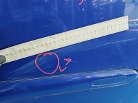 Drzwi przód prawe Mercedes Vito W639 5d granatowy