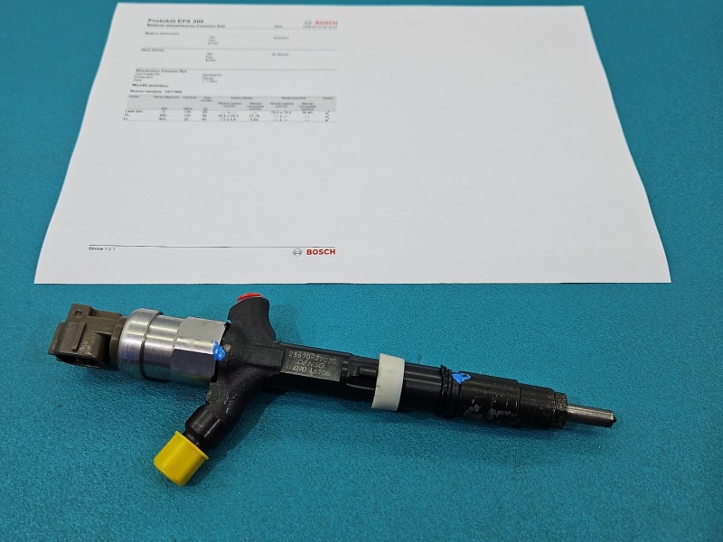 TESTOWANY Wtryskiwacz 23670-27030 Toyota Rav4 II 00- 2.0 D4D 1CD 133KM