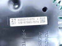 Licznik Toyota Yaris III 83800-0U270, MB157560-7574 1.0 vvti