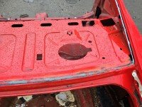 Błotnik tył prawy Ford Mustang V 04-14 czerwony PQ ćwiartka