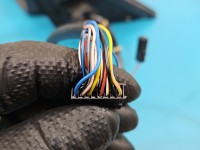 Lusterko lewe AUDI A4 B8 elektryczny, Europejska, Kod lakieru: LZ7L, 14+2 pin składane elektrycznie, pęknięta obudowa europa