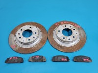 Tarcze hamulcowe tył klocki Mazda 6 II GH 2.0 citd