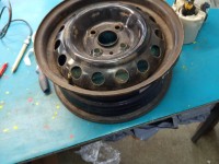 Felga stalowa 14" Kia Rio II 05-11 Szerokość felgi: 5.5", Rozstaw śrub: 4x100, Odsadzenie (ET): 46, Producent felg: KIA, R14...