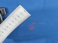 Drzwi tył lewe Renault Trafic II HB 5d niebieski DV489