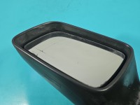 Lusterko lewe Opel Astra II G elektryczny, Europejska, Kod lakieru: Z157, 5 pin, ubytki na szkle, odpryski na obudowie europa
