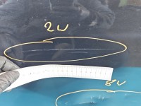 Drzwi tył lewe BMW F01 sedan 4d 475/9 Black Sapphire Metalic