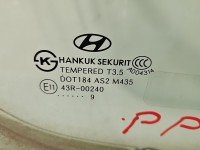 Szyba drzwi przód prawa hyundai H1 II HB