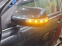 Lusterko lewe pin Toyota Avensis II T25 kombi czarny 5d europa