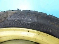 Koło zapasowe 14" dojazdowe dojazdówka Toyota Yaris I Rozstaw śrub: 4x100, Dunlop, 115 mm, Profil opony: 70, Dunlop R14...