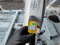 Próg lewy SŁUPEK ŚRODKOWY B Toyota Aygo II 14-22 HB 5d biały 068