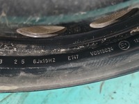 Felga stalowa 15" Vw Golf V Szerokość felgi: 6.0", Rozstaw śrub: 5x112, Volkswagen, Kod producenta: VW, R15 5X112 Et 47