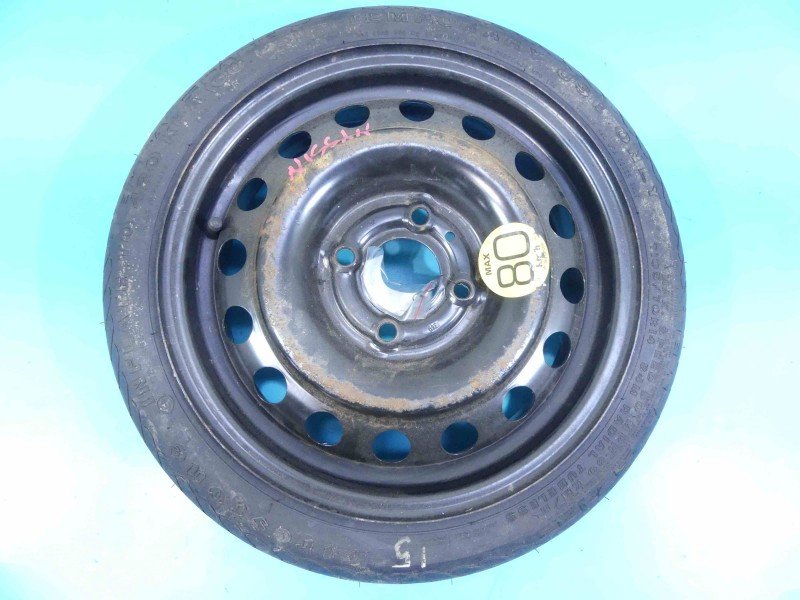 Koło zapasowe 14" dojazdowe dojazdówka Nissan Micra K12 105 /70 R14 2003