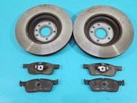 Tarcze hamulcowe przód klocki JAGUAR XF II X260 2.0d przód, Wentylowane, Jaguar, Europejska, Liczba tarcz w ofercie: 2,...