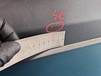 Drzwi tył prawe Suzuki Grand Vitara II HB 5d szary ZDL C09
