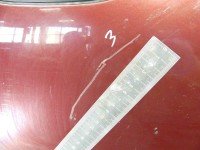 DRZWI PRZÓD PRAWE PASAŻERA Nissan Almera N16 4d bordowy AX5G