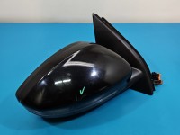 Lusterko prawe Peugeot 308 II T9 Ktvd rysy , składane elektrycznie , 10 pin 11 przewodów + 2 pin / LAKIER: Ktvd europa