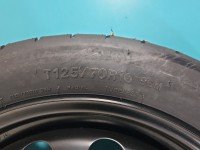 Koło zapasowe 16" dojazdowe dojazdówka Vw Golf plus Rozstaw śrub: 5x112, Hankook, 125 mm, Profil opony: 70, 125/70/R16 5X112...
