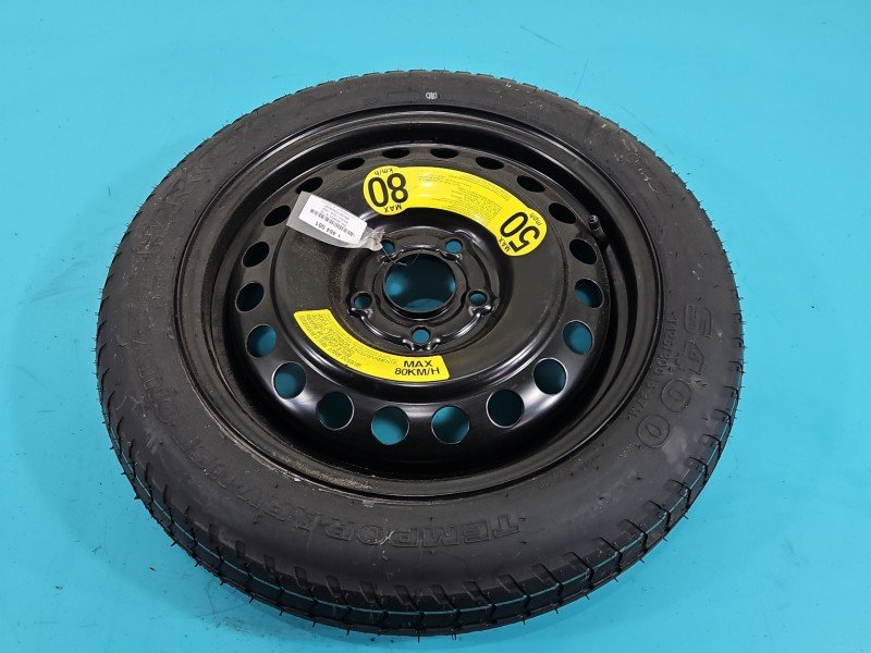Koło zapasowe 16" dojazdowe dojazdówka Kia Niro I 2016-2022 5x114.3, Hankook, 125 mm, Profil opony: 80, 125/80/R16 5x114.3... Koło zapasowe 16" dojazdowe dojazdówka Kia Niro I 2016-2022 5x114.3, Hankook, 125 mm, Profil opony: 80, 125/80/R16 5x114.3...