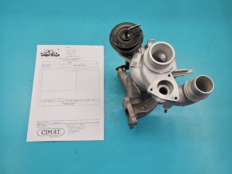 Turbosprężarka Regenerowana Opel Astra V K 49180-04053, 12679375, 17060210016 1.4 T (LE2) 125KM