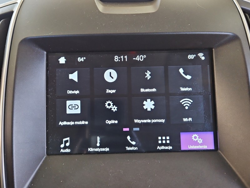 Wyświetlacz Ford Edge II monitor