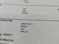TESTOWANY Wtryskiwacz Peugeot 308 I 0445110311 1.6 hdi