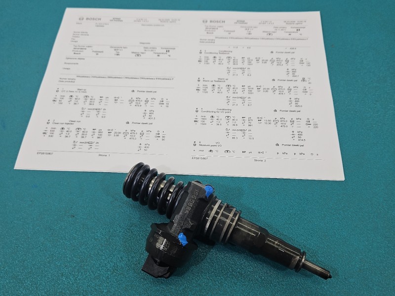 testowany Pompowtryskiwacz 0414720216, 038130073BA 1.9 tdi