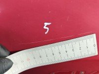 Klapa tył Honda Civic VI HB 3d czerwony
