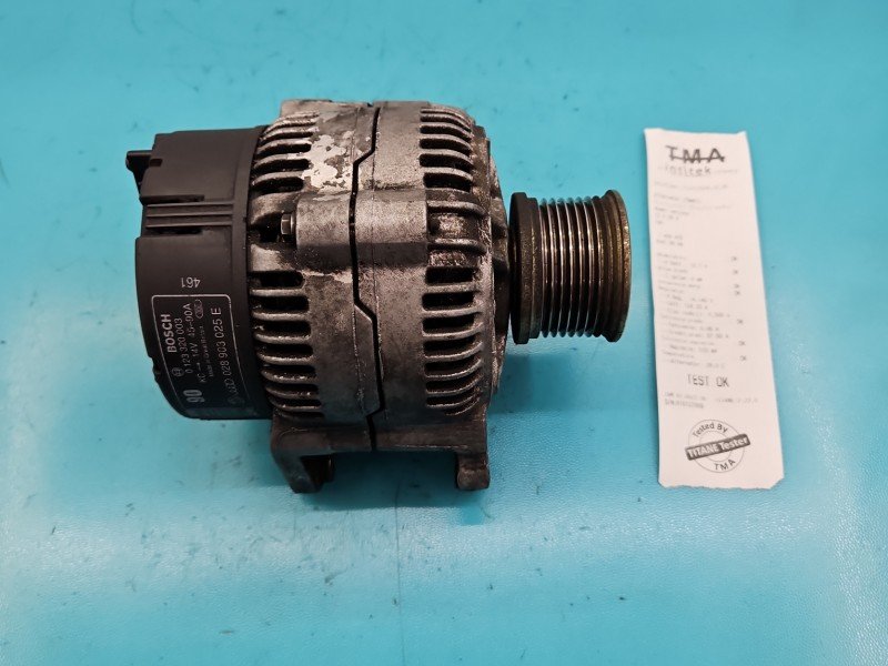 TEST Alternator Audi 80 B4 028903025E, 0123320003 1.9 tdi