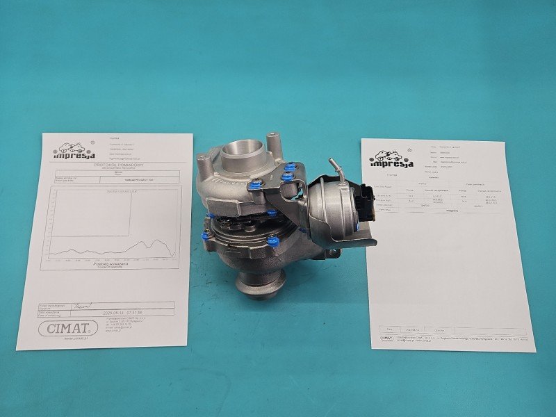 Turbosprężarka Regenerowana Peugeot 508 I 819872-1, TKQ01586F, 9804119380 1.6 hdi 120KM