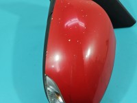 Lusterko lewe Renault Megane III czerwony, malowana, elektryczny, Europejska, Kod lakieru: DV727, rysy, odpryski, 9pin...