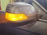 Lusterko prawe HONDA CR-V III 06- EUROPA / Lakier: Y578M /elektrycznie składane/ 9pin / rysy na obudowie / malowane europa