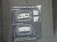 Półka tylna tył bagażnika Toyota Auris II