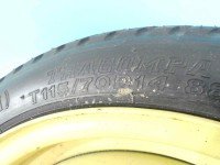 Koło zapasowe 14" dojazdowe dojazdówka Toyota Yaris I Średnica felgi: 14", Rozstaw śrub: 4x100, Bridgestone, Bridgestone...