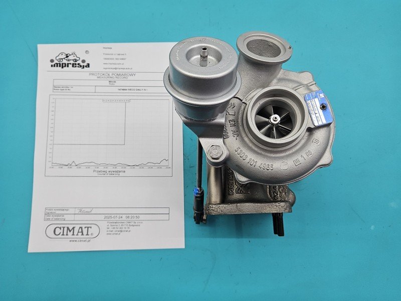 Turbosprężarka Regenerowana Iveco Daily IV 06-14 53039700167, 53039880167, MD 501699480 0115 3.0 HPI 145KM