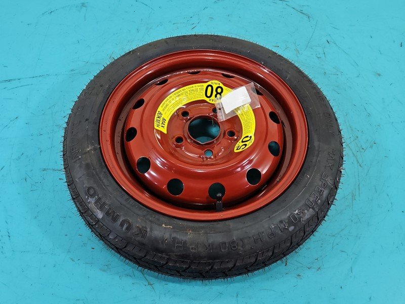 Koło zapasowe 15" dojazdowe dojazdówka Hyundai Elantra VI 15-20 5x114.3, Marka opon: Kumho, 125 mm, Profil opony: 80, 125/80...