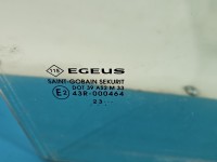 Szyba drzwi przód prawa pasażera Renault Trafic III 40x56 TRÓJKĄ HB