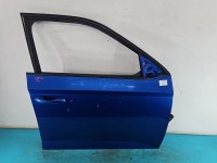 DRZWI PRZÓD PRAWE PASAŻERA Skoda Fabia III 5d niebieski lf5w-8x8x
