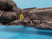 Zaślepka kratka zderzaka środkowa atrapa Ford Focus Mk4