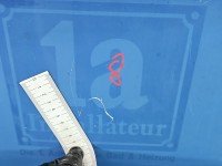 Drzwi tył prawe Renault Trafic II HB 5d niebieski DV489