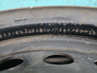 Felga stalowa 16" Nissan Qashqai I J10 06-13 Szerokość felgi: 6.5", 5x114.3, Odsadzenie (ET): 40, Nissan, czarny, Matowa,...