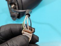 Lusterko lewe pin Mitsubishi Carisma HB srebrny 5d europa