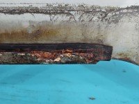 Szyba drzwi przód lewa Polonez Caro Atu sedan