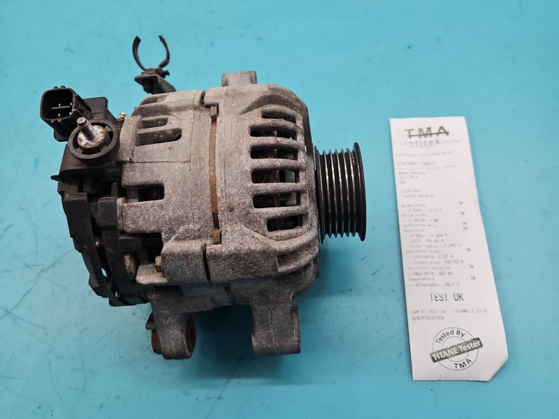 TEST Alternator Toyota Yaris II 27060-0J061, 0124225053 1.3 vvti