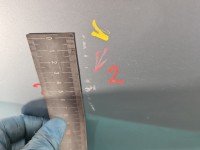 Drzwi tył lewe Seat Toledo III HB 5d srebrny L57Y