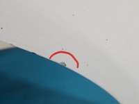 Błotnik przód lewy Opel Astra III H biały Y474