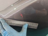 Drzwi tył lewe Hyundai Terracan HB 5d srebrny YK